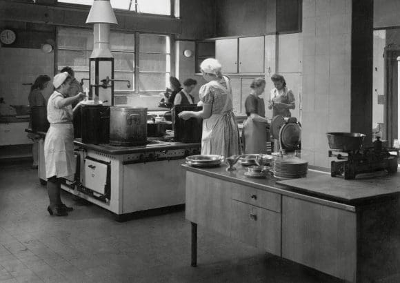 Essen außer Haus Hoesch-Küche 1960