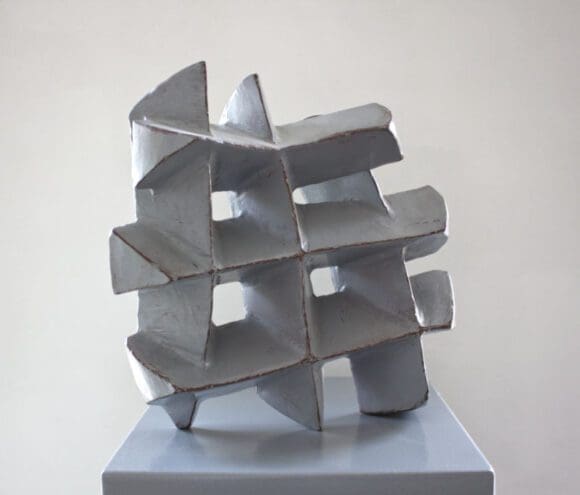 Skulptur aus Corten-Stahl