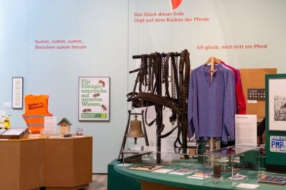 Auf der Zeche Hannover kann nach dem Lockdown die Ausstellung "Boten, Helfer und Gefährten" wieder besichtigt werden - Foto LWL/Gehrmann