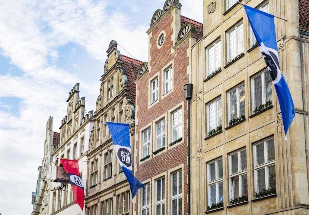 Kunstinstallation auf dem Prinzipalmarkt in Münster