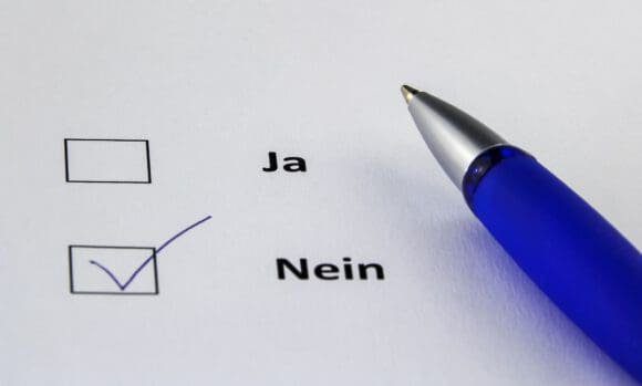Ja oder Nein, diese Wahl haben am Sonntag die Hagenerinnen und Hagener beim Bürgerentscheid zum Thema Lennebad - Symbolbild von analogicus auf Pixabay