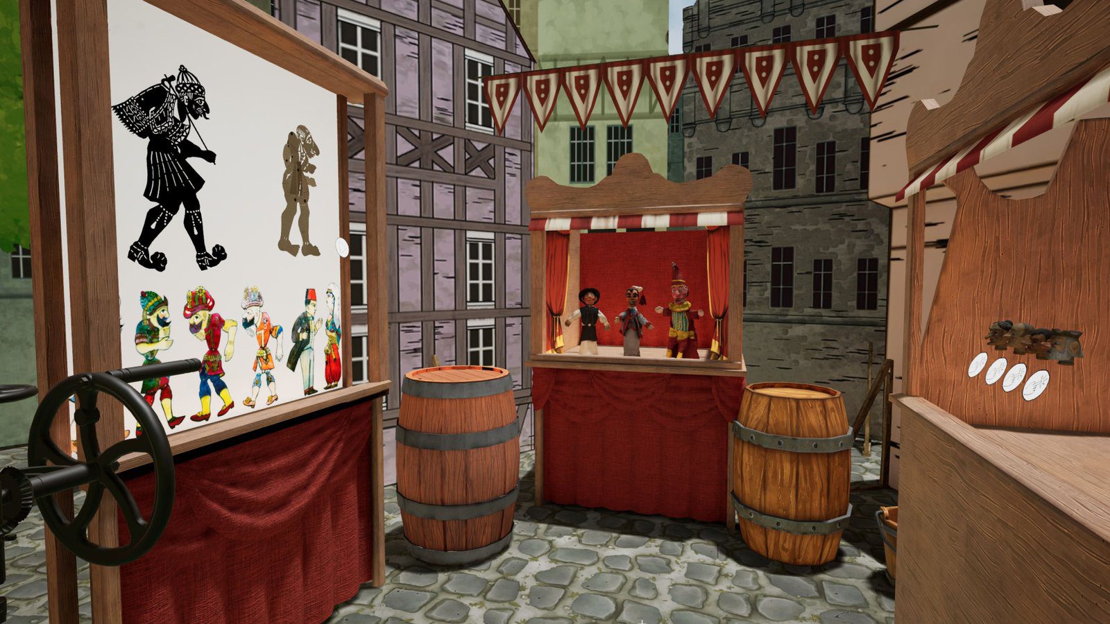Impressionen aus der digitalen Ausstellung, die das Startup DIGIFICTURA im Auftrag des Deutschen Forums für Figurtheater und Puppenspielkunst entworfen hat - Foto Fidena Bochum