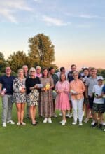 Die Tagesbesten stellten sich zum Finale der "Offenen" beim Golfclub Stahlberg in Lippetal zum Siegerfoto. Foto - GC Stahlberg