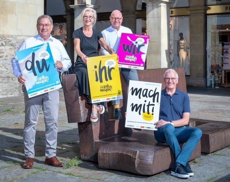 Kreative Friedensmacher in Münster gesucht