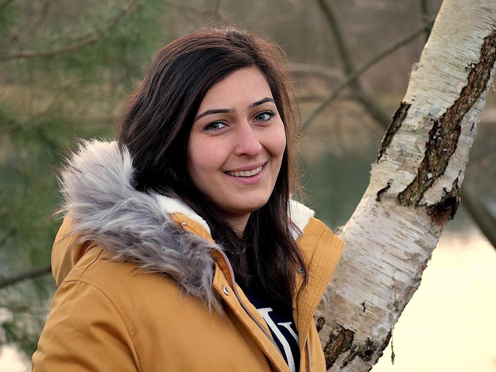 Winterjacke trotzt dem Winterwetter