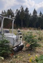 Die Universität Siegen entwickelt einen smarten Roboter, der eine umwelt- und ressourcenschonendere Aufzucht von Weihnachtsbäumen ermöglichen soll - Foto Universität Siegen