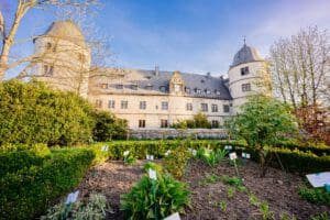 Der Kräutergarten der Wewelsburg wurde von Jesuiten angelegt. Foto: Besim Mazhiqi