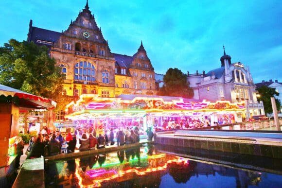 Spaß auf dem Leineweber-Markt in Bielefeld