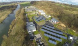 Hauptsächlich auf den Grundstücken von Kläranlagen hat der Ruhrverband seine bislang 13 PV-Anlagen mit einer Gesamtleistung von 1,2 MWp errichtet - Foto Ruhrverband